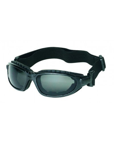 iNOX Challenger - Gray anti-fog lens with black frame, black strap