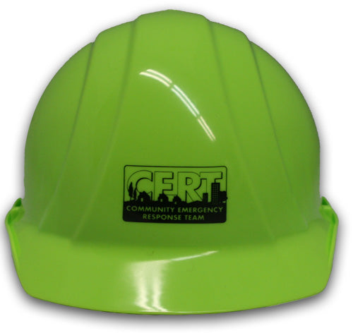 Americana 4-Point Safety Helmet with CERT logo