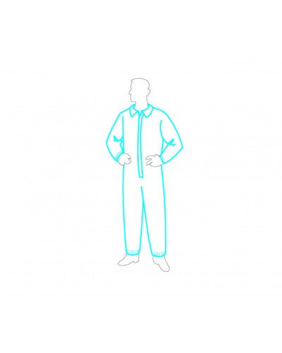 Liberty - Permagard Coverall - Elastic Wrists & Ankles - Case of 25