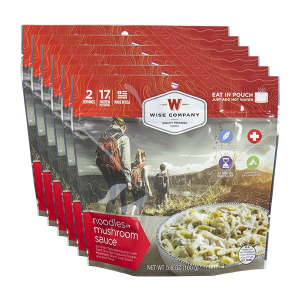 6ct Pack - Outdoor Noodles & Beef (2 Serving Pouch)