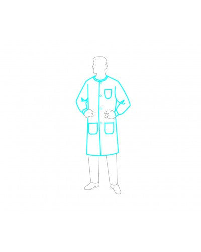 Liberty - Progard Lab Coat - 3 Pockets W/ Knit Collar & Cuff - Case of 25
