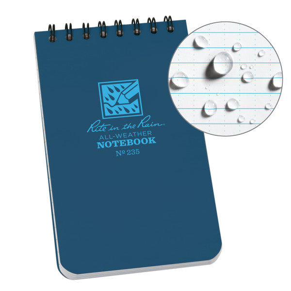 3 X 5 Notebook - Blue