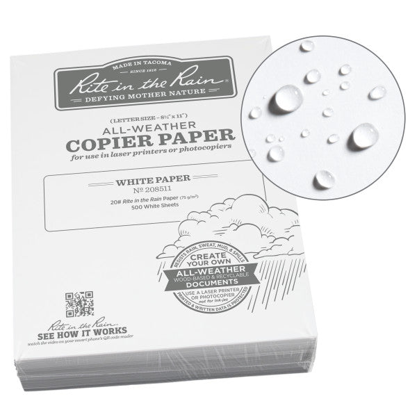 Copier Paper - 20# Bond - White - 8.5 X 11 - 500 Sheets