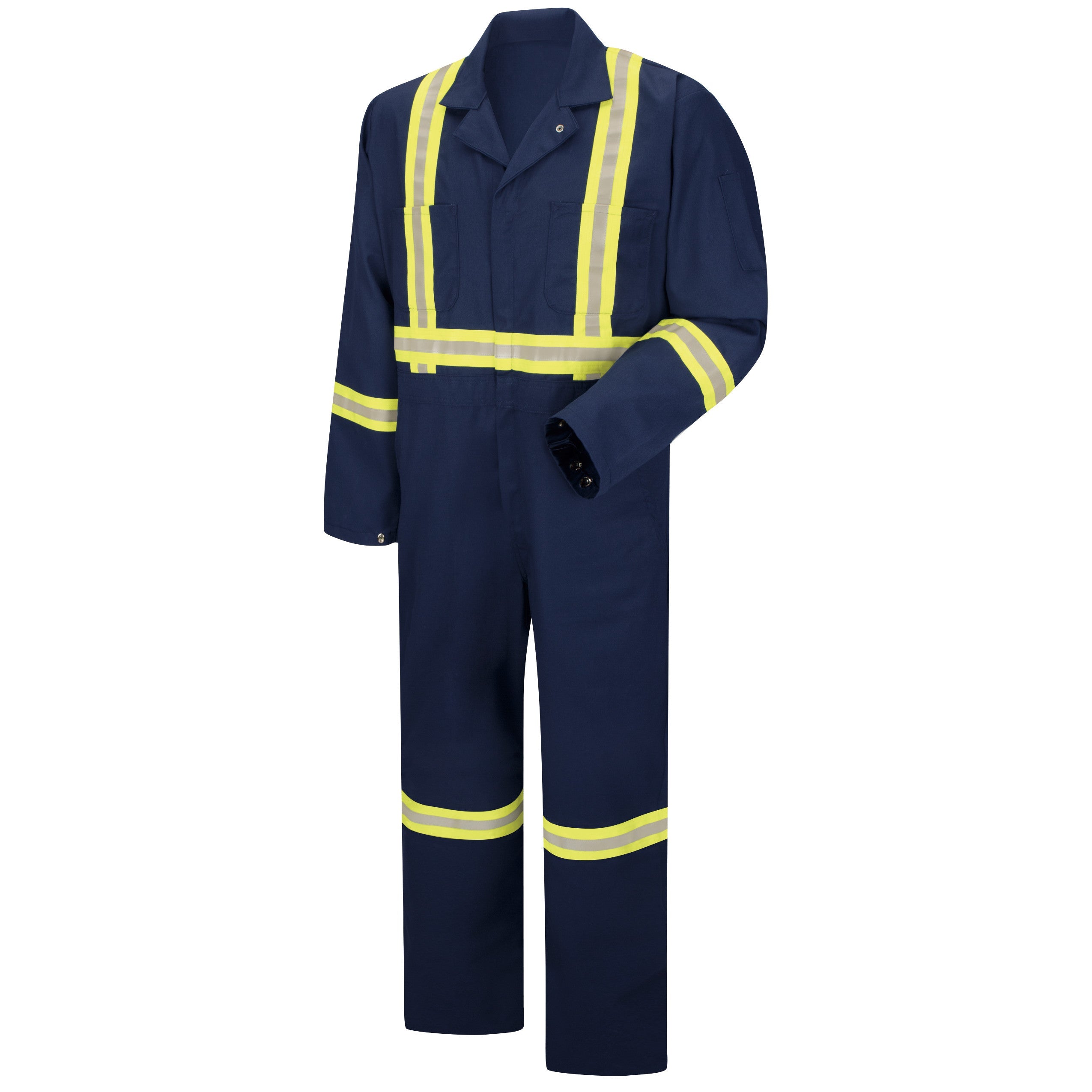 Red Kap Enhanced Visibility Zip Front Coverall