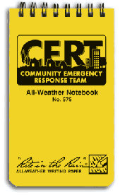 CERT All-Weather Pocket Notebook
