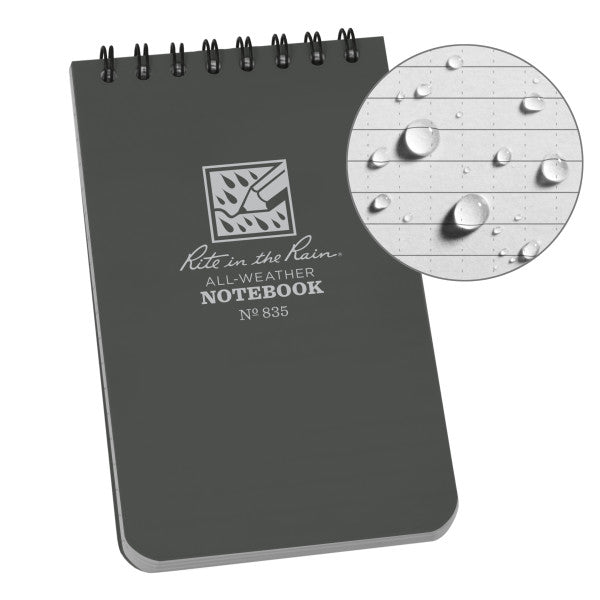 3 X 5 Notebook - Gray