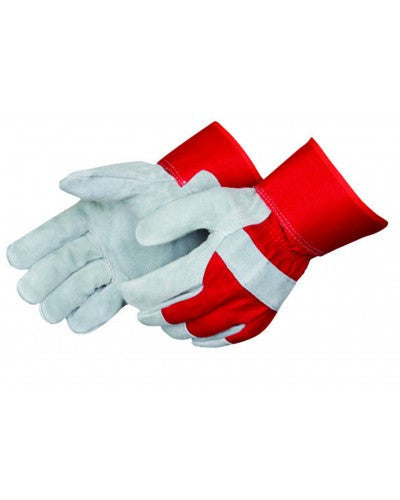 Leather palm with safety cuff Gloves - Dozen