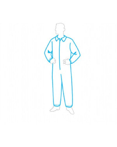 Liberty - Polygard Coverall - Heavy Weight - Elastic Wrists & Ankles - Case of 25