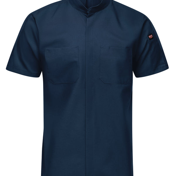 Men's Short Sleeve Pro+ Work Shirt with OilBlok and Mimix SX46 - Navy