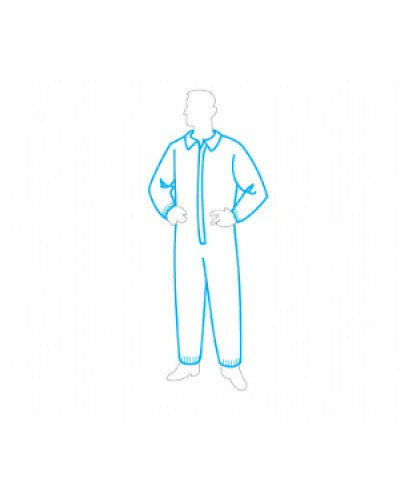 Liberty - Permagard Ii Coverall - Collar, Elastic Wrists & Ankles - Case of 25