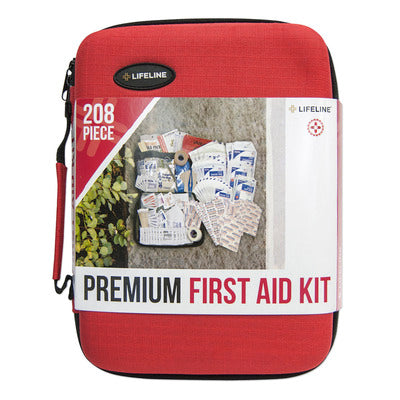Lifeline Premium Hard-Shell Foam First Aid Kit - 208 Piece