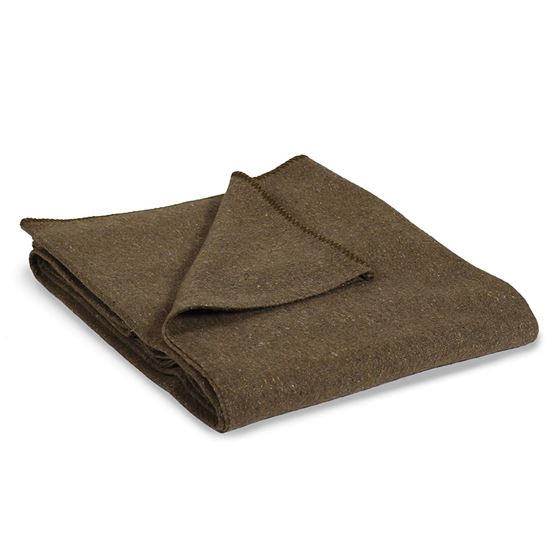 Wool Blanket - OD - 60" x 80"