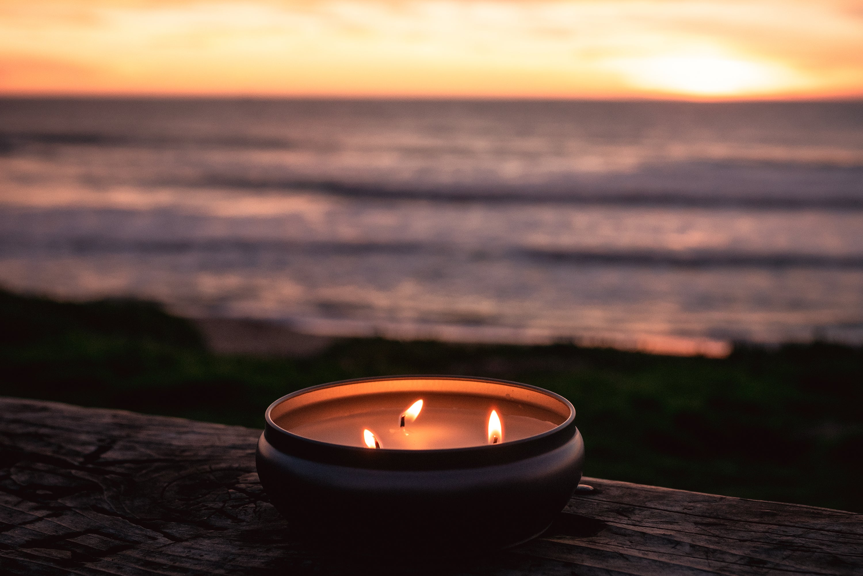 Insect Repellent Citronella Candle - 3-Wick
