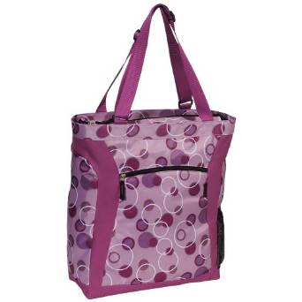 Everest Luggage Laptop Tote Bag - Lavender/Dark Purple