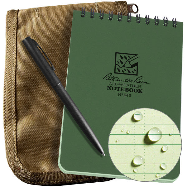 4X6 Kit - Green Book / Tan Cover