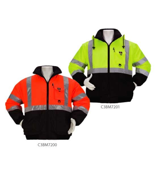 3A Safety - Reversible Two-Tone Class 3 Bomber Jacket