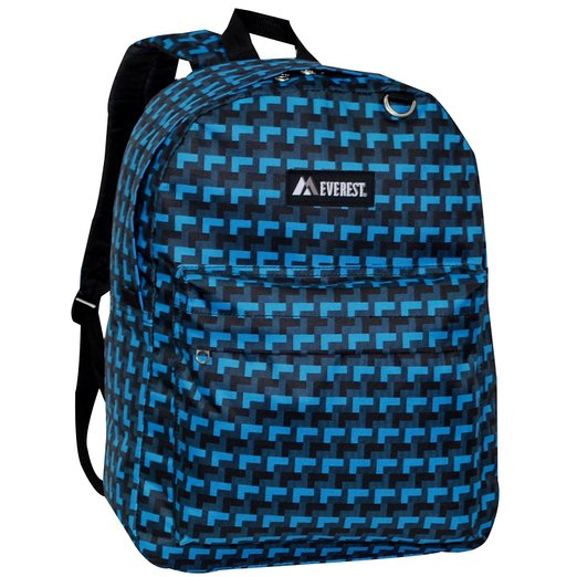 Everest Luggage Classic Backpack - Blue Steps