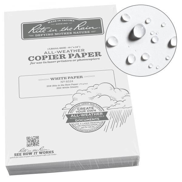 Copier Paper - White - 8.5 X 14 - 200 Sheets