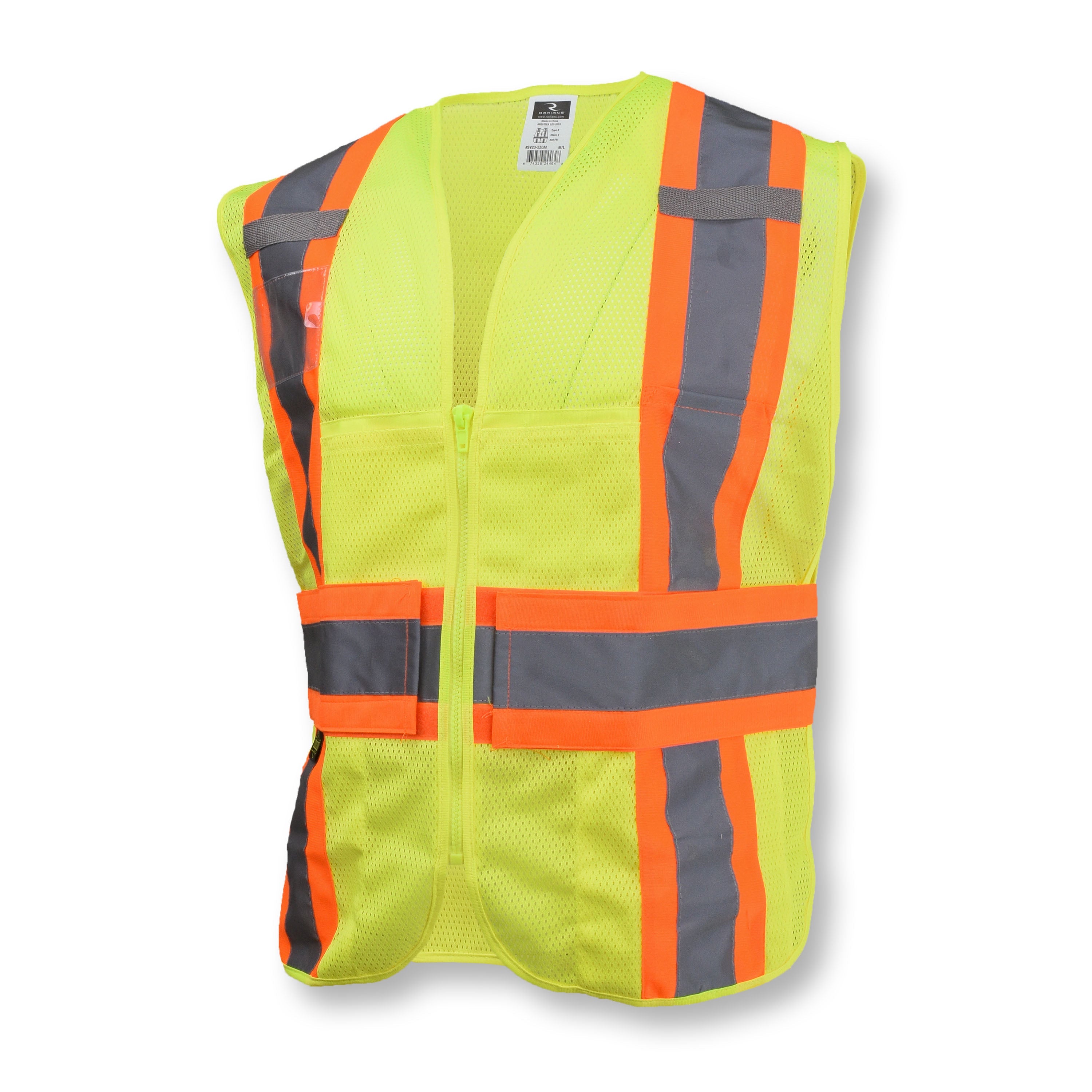 Radians SV23-2 Type R Class 2 Expandable Two Tone Mesh Safety Vest