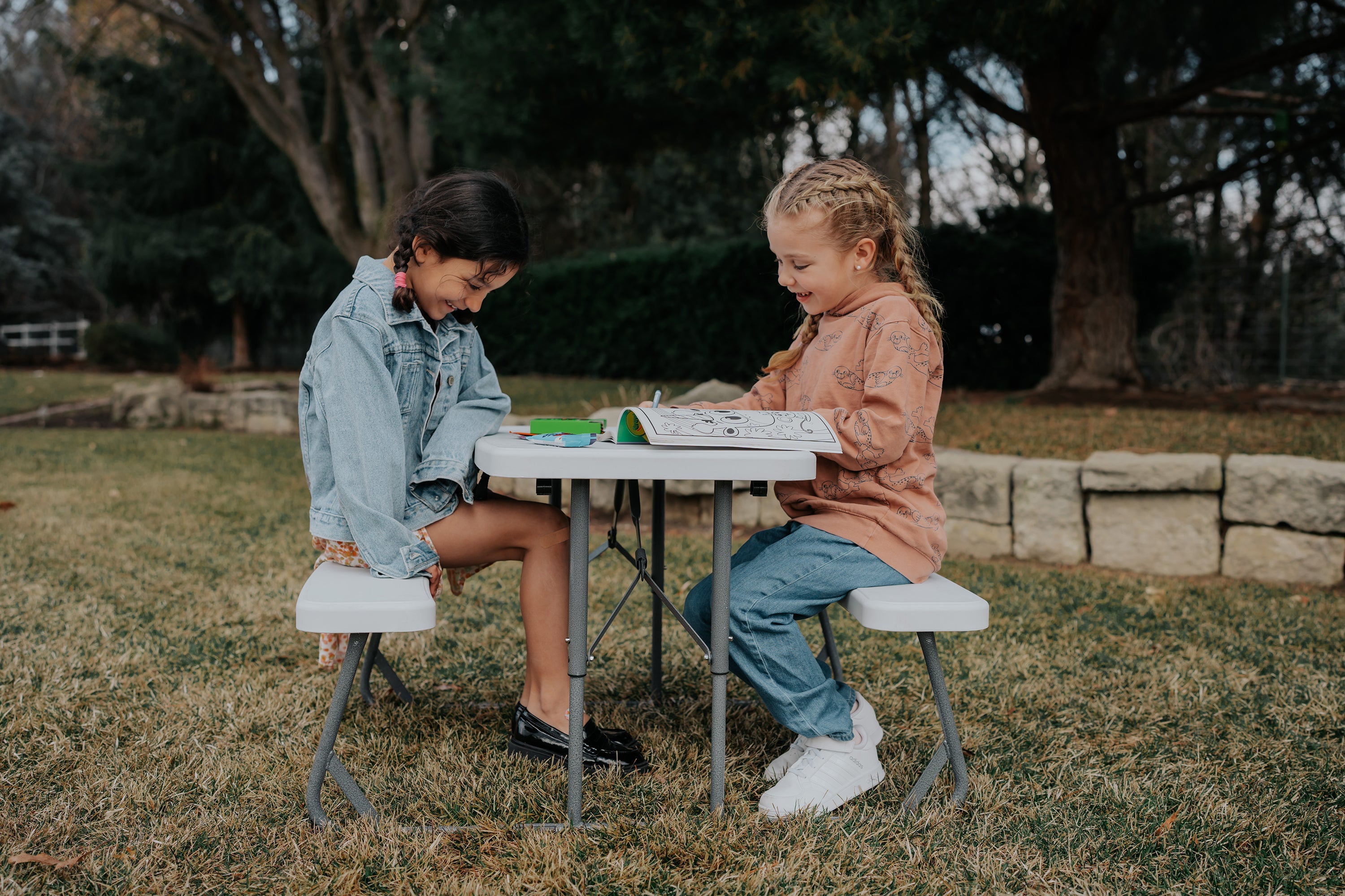 Compact Kids Picnic Table