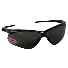 Kimberly-Clark Professional* KleenGuard™ Nemesis* +1.5 Diopter Readers Black Safety Glasses With Smoke Hard Coat Lens