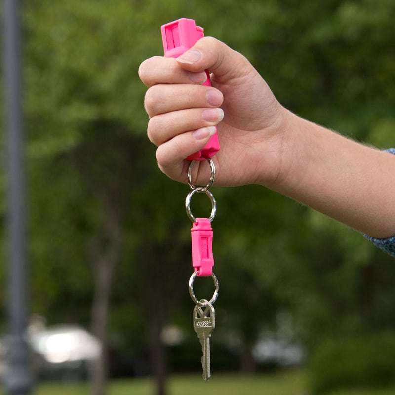 SABRE Key Chain Red Pepper Spray with Quick-Release Key Ring