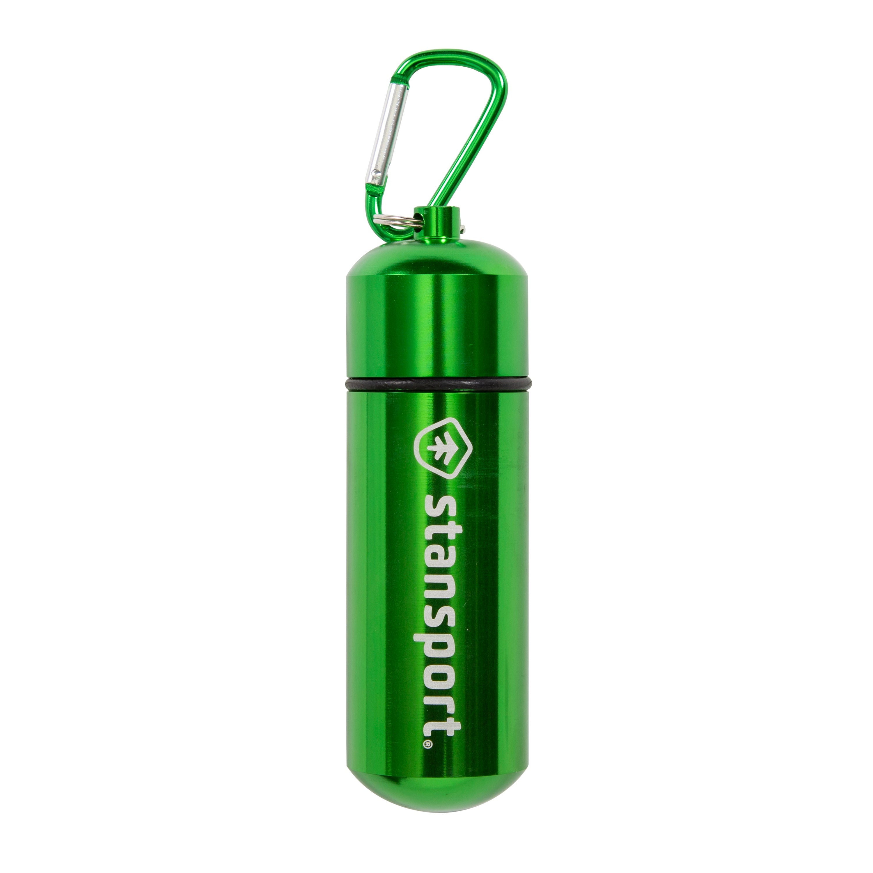 Aluminum Container Capsule-Xl-Blue, Green And Silver Asst