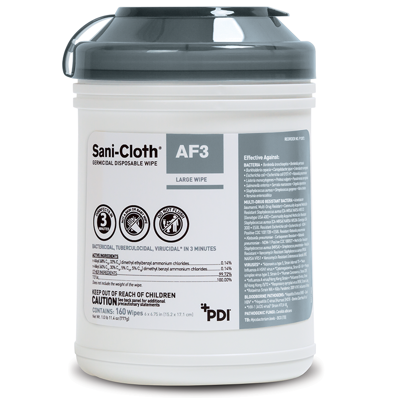Sani-Cloth® AF3 Germicidal Disposable Wipe - 160 Count