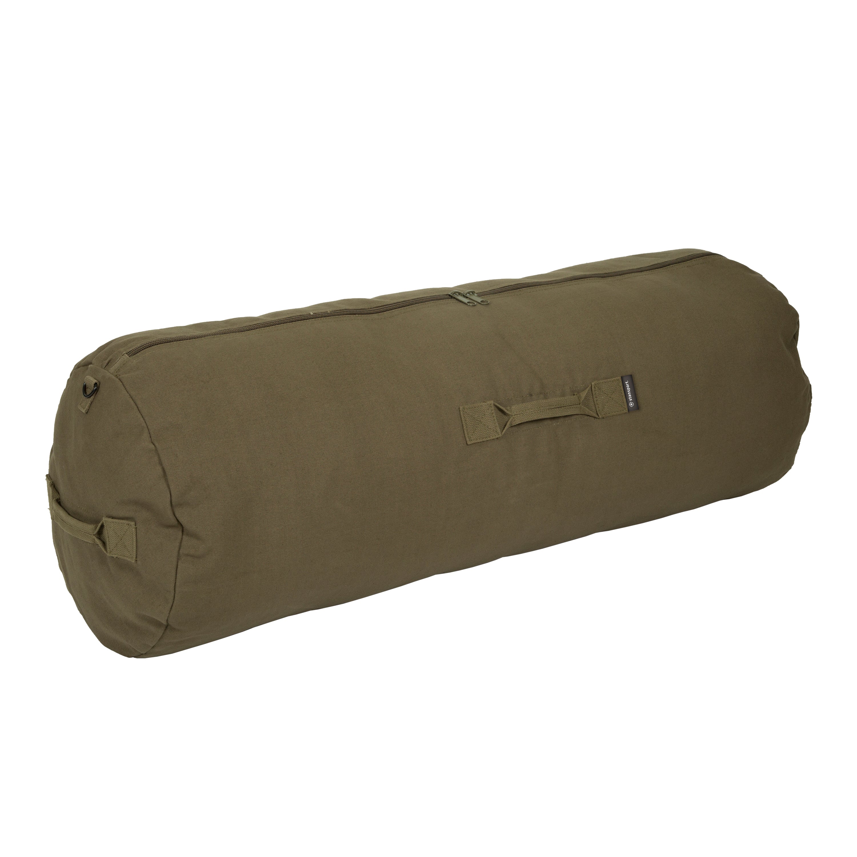 Duffel Bag With Zipper - O.D. - 42 In X 15 In X 15 In