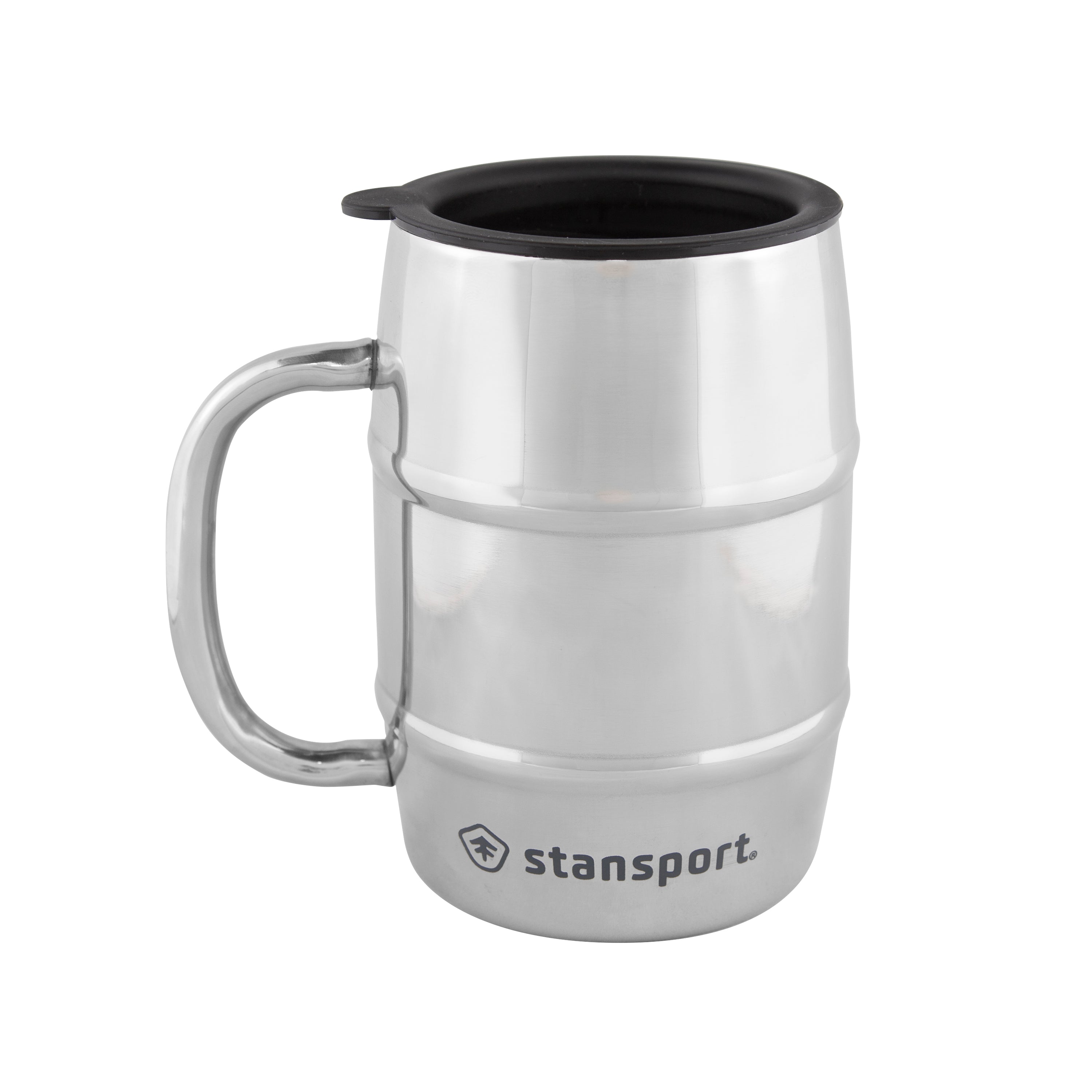 Insulated Mug - Double Wall - Silver - 16Oz.