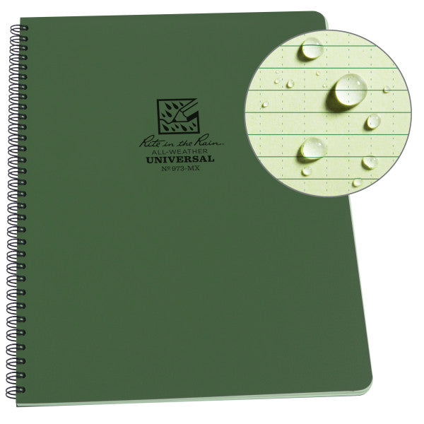 Maxi-Spiral Notebook - Side Universal - Green