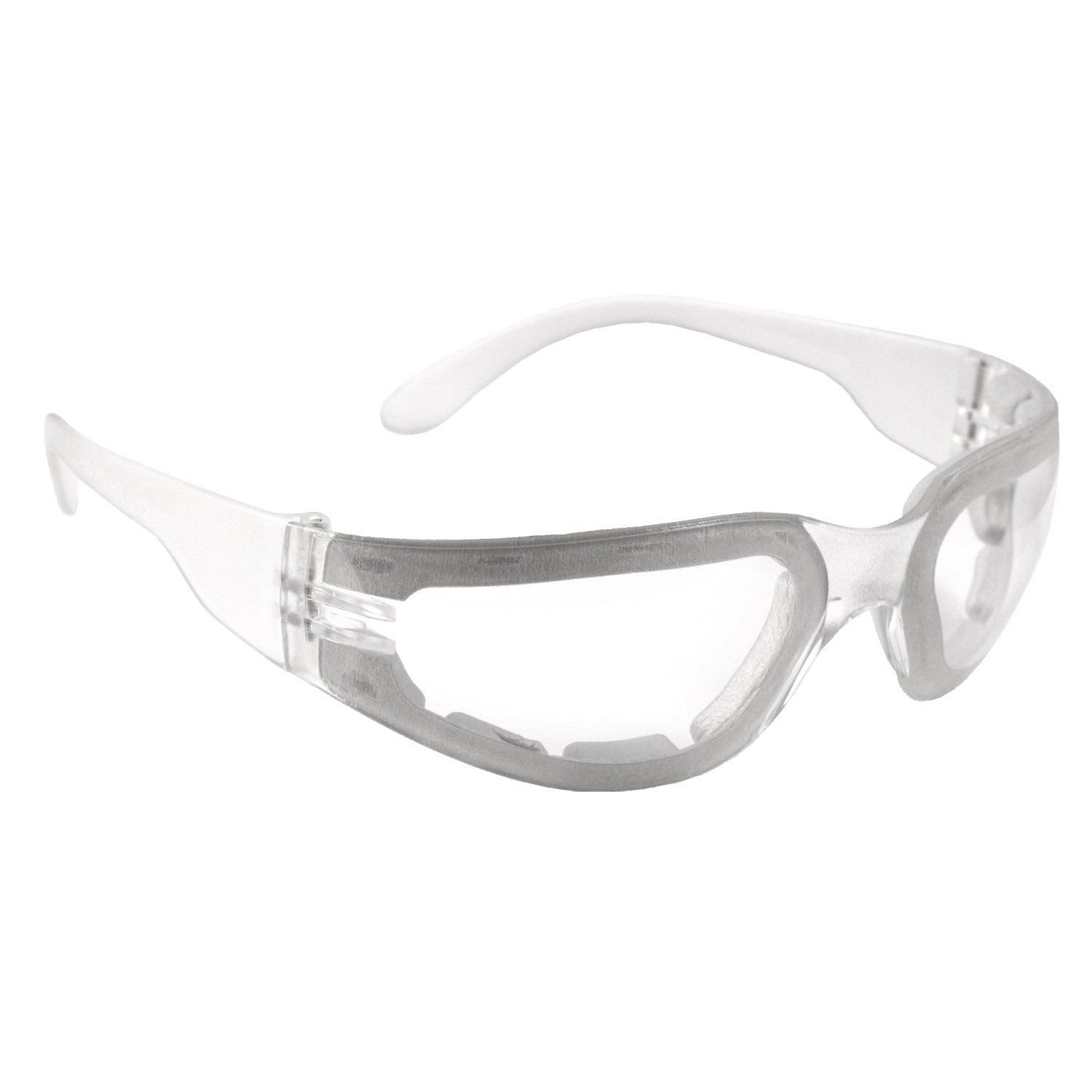 Radians Mirage™ Foam Small Safety Eyewear - Clear Frame - Clear Anti-Fog Lens