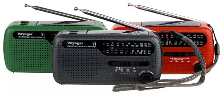 Kaito Voyager V1 AM/FM Shortwave Emergency Radio with Solar and Hand Crank