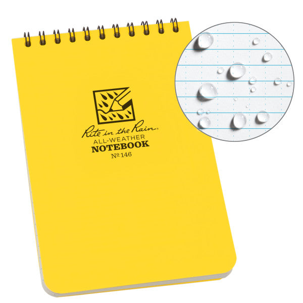 4 X 6 Notebook - Yellow