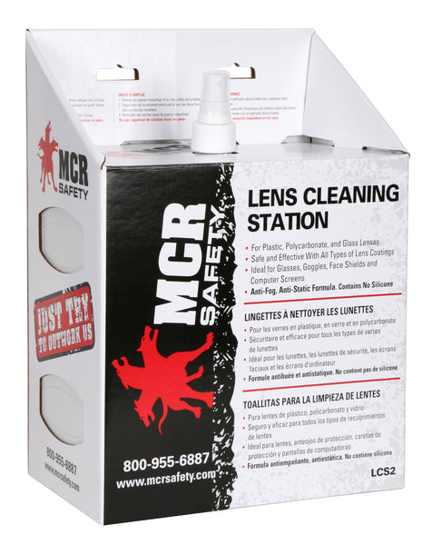 MCR Safety Lens Cleaning Station