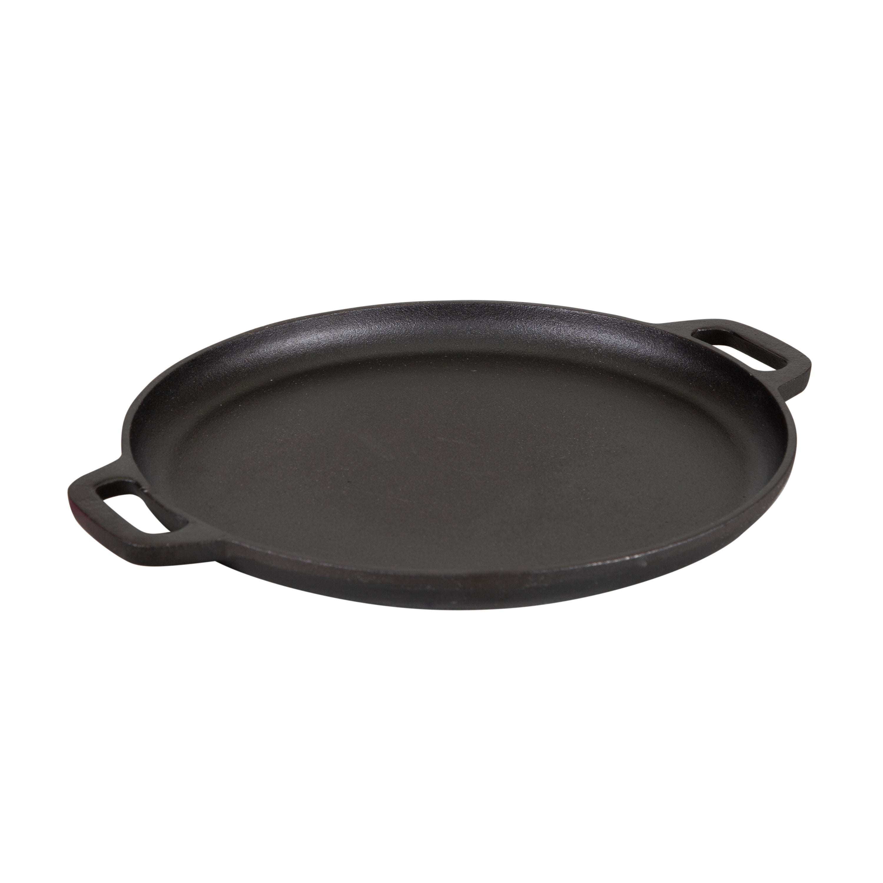 Pre-Seasoned Cast Iron Pizza Pan - 16.5 Inch