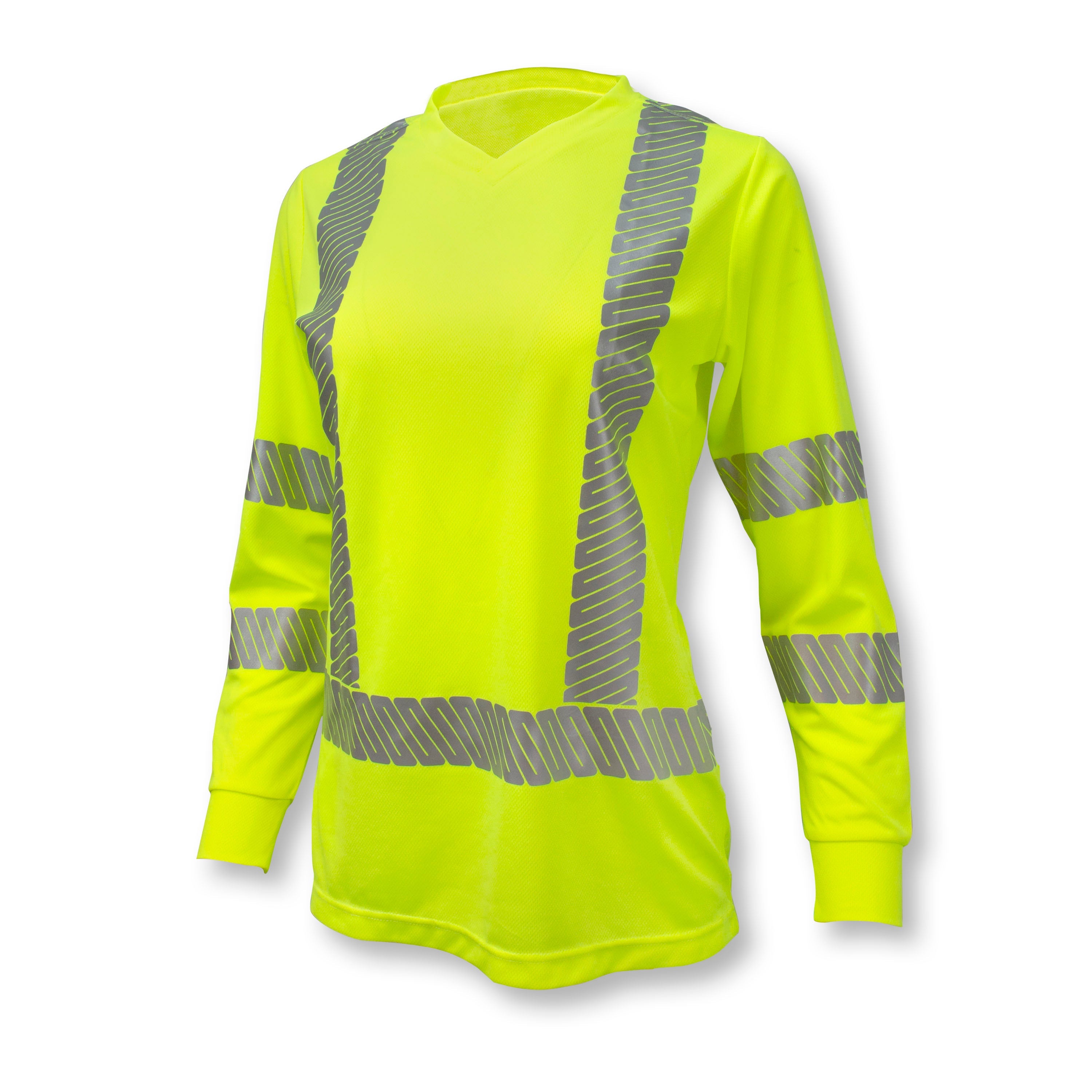 Radians ST21 Class 3 High Visibility Women's Long Sleeve T-Shirt with Max-Dri™