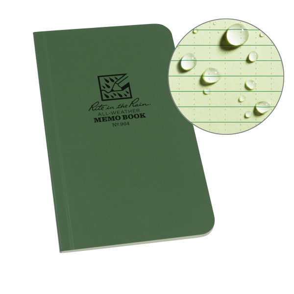 Field Flex Memo Book - Universal - Green