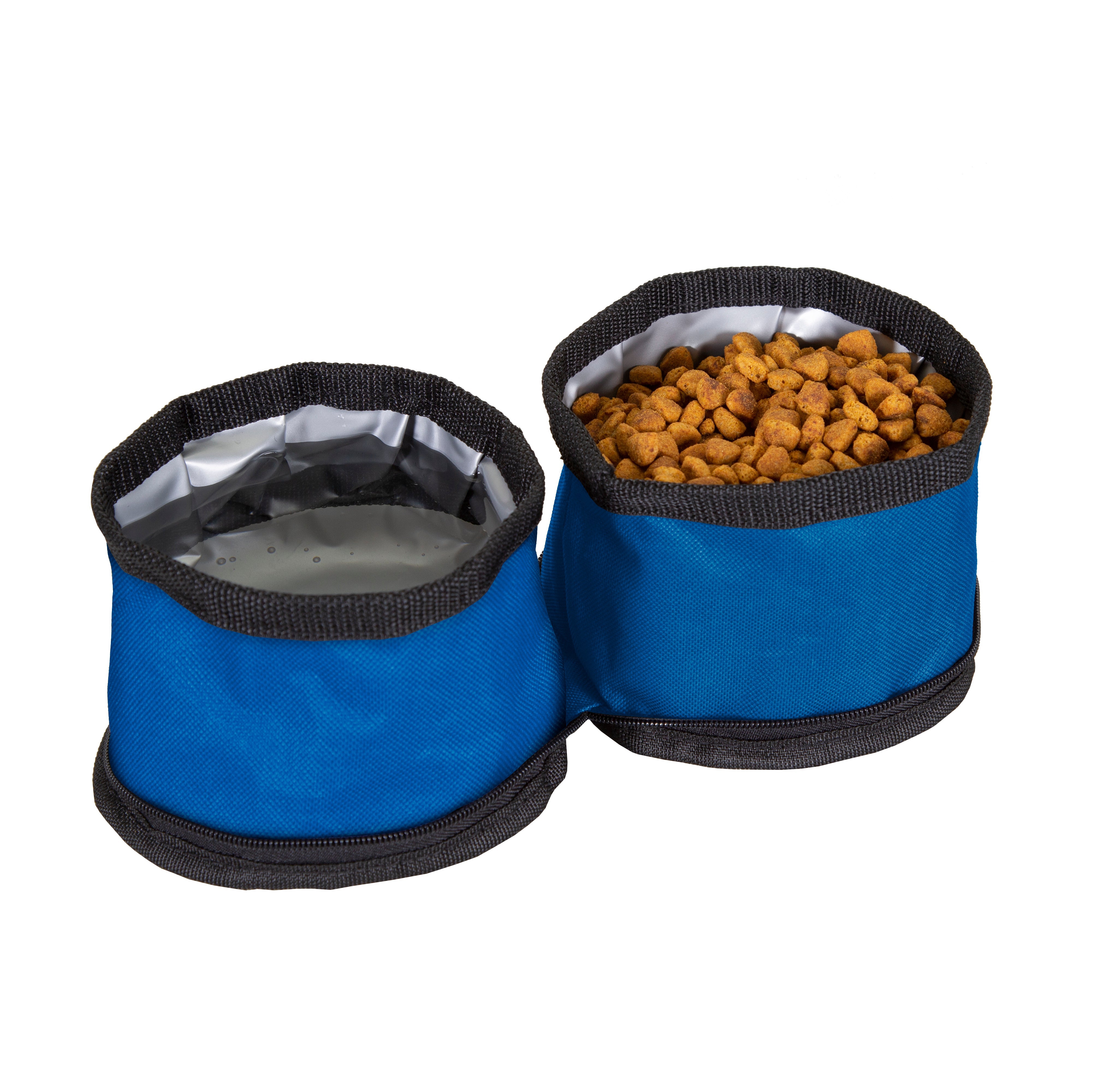 Collapsible Dog Bowls - Double Zips Together