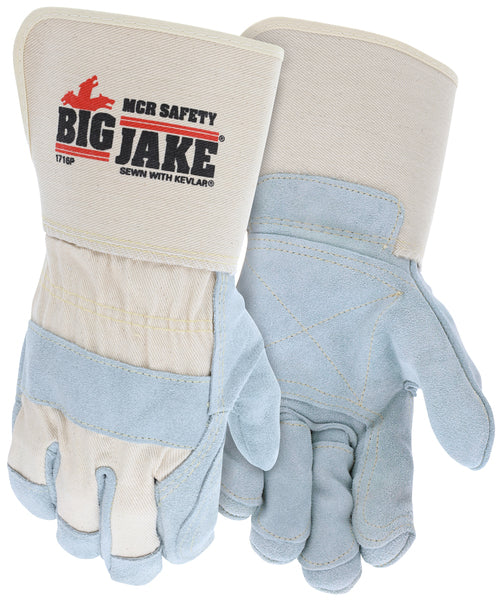 MCR Safety Big Jake Dbl leather palm and fingers