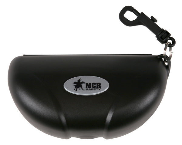 MCR Safety Eyewear Black Hard Case W/ Belt Hook