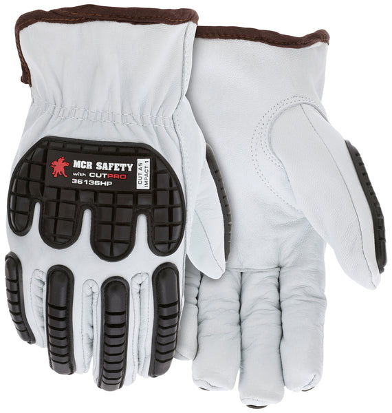 MCR Safety B/C Goat Leather HPPE Liner w/ TPR A5