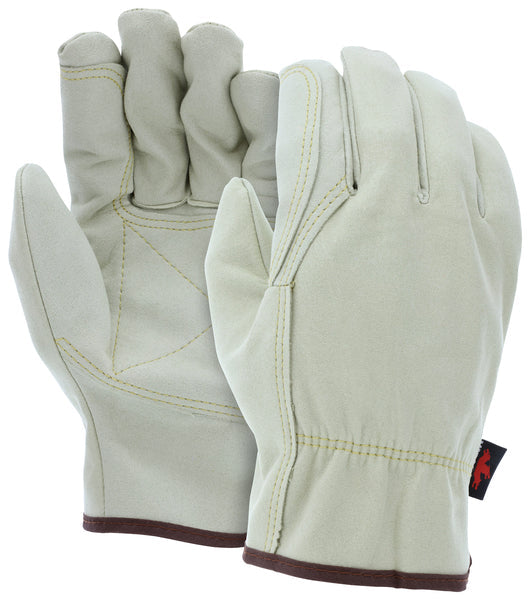 MCR Safety Beige PU/Nylon blend Drvr Dbl Palm Wing
