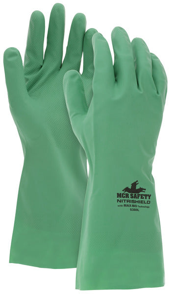 MCR Safety 8 Mil biodegradable Unlined Nitrile 12"