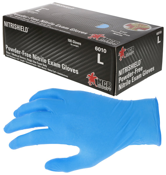 MCR Safety Blue 4 mil Medical grade Nitrile Disp