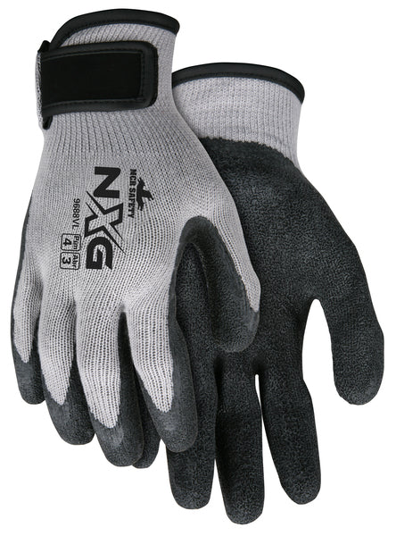 MCR Safety Flex Plus Gray w/Blk Latex 10 Gauge