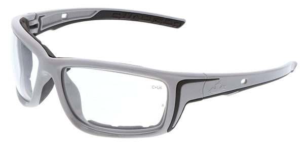 MCR Safety Swagger SR5 Gray Frame, Clear MAX6