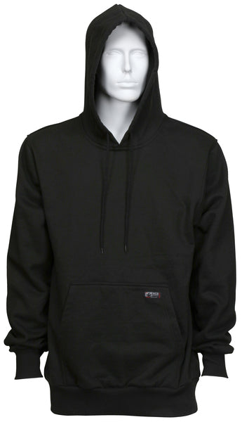 MCR Safety FR Hooded Sweatshirt Pullover Black S