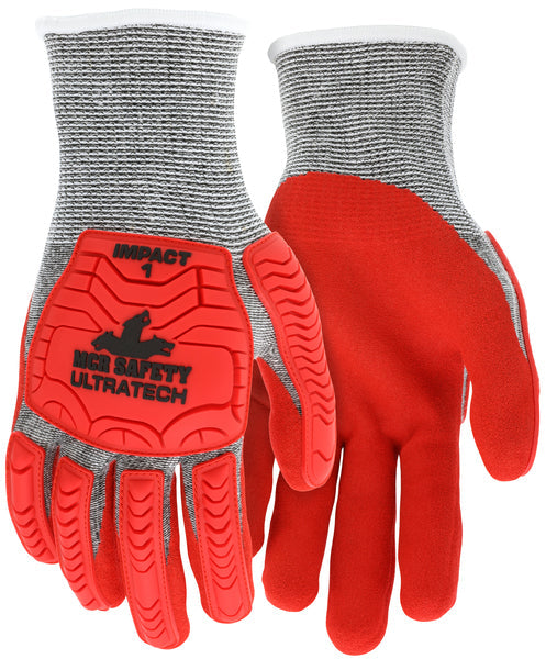MCR Safety UltraTech Stitched A5, Hivis Red SFN
