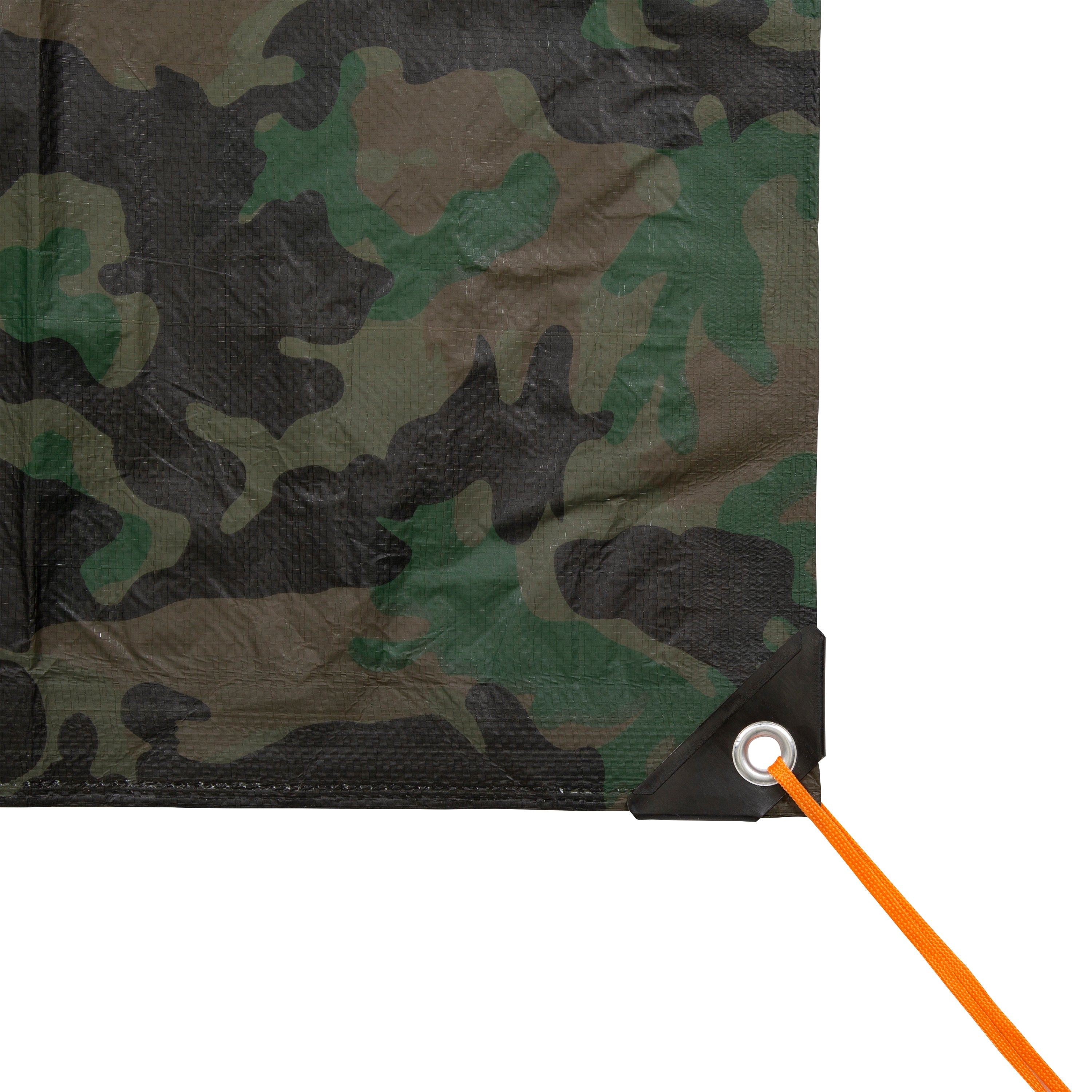 Rip Stop Tarp -5 Ft X 7 Ft - Woodland Camo